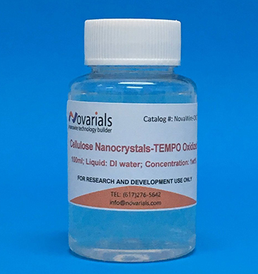 進(jìn)口纖維素納米晶體 四甲基哌啶氧化物Cellulose Nanocrystals (CNC) - TEMPO Oxidized